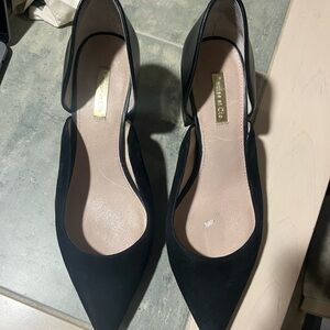 Louise et Cie Black Pointed Toe Heels